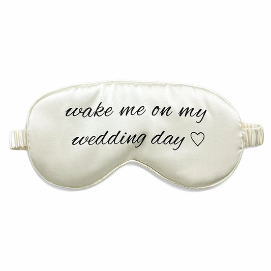 Masque de nuit en soie mariage