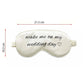 Masque de nuit en soie mariage