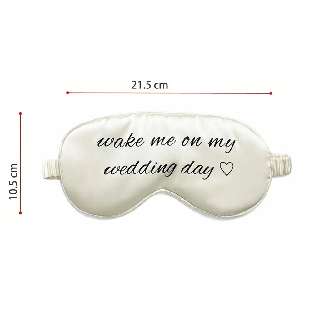 Masque de nuit en soie mariage