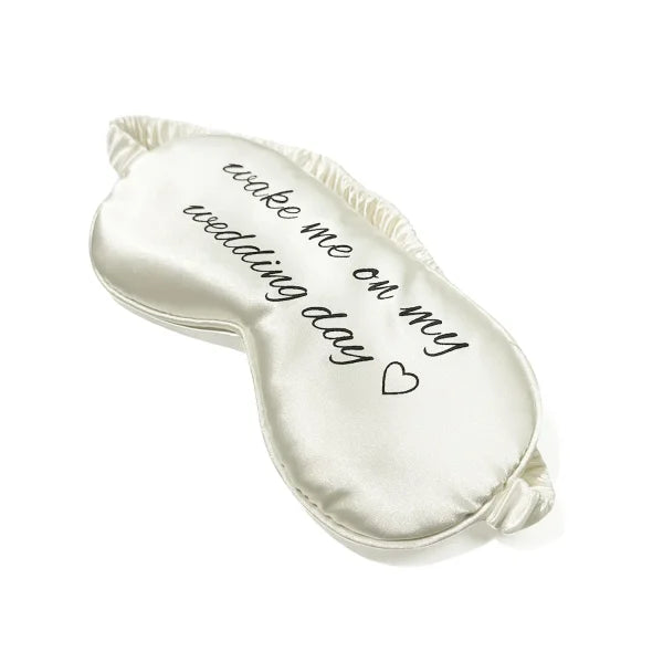 Masque de nuit en soie mariage