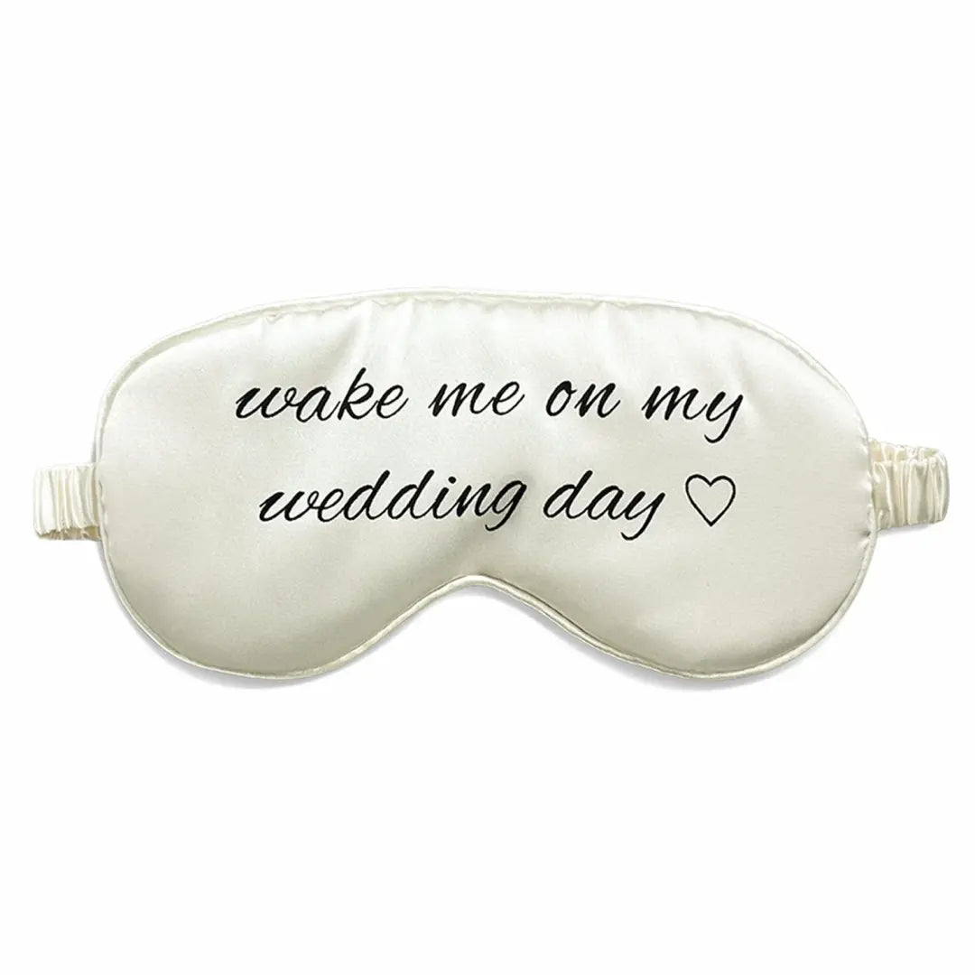 Masque de nuit en soie mariage