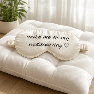 Masque de nuit en soie mariage