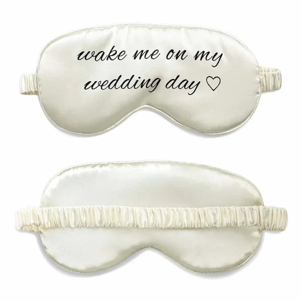 Masque de nuit en soie mariage