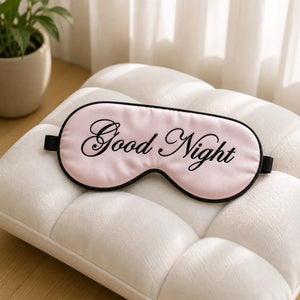 Masque de nuit en soie personnalisé