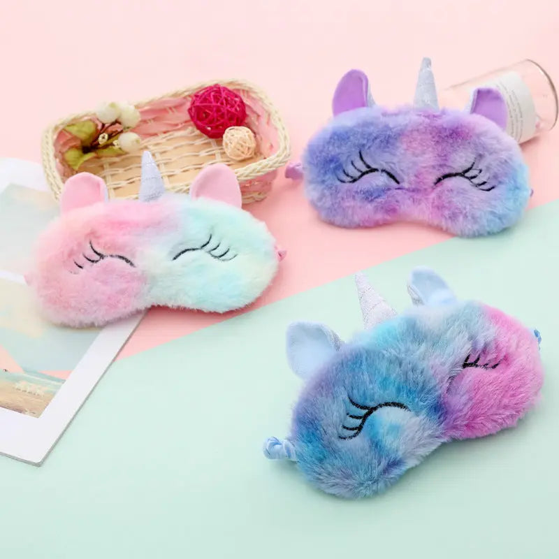 Masque de nuit licorne