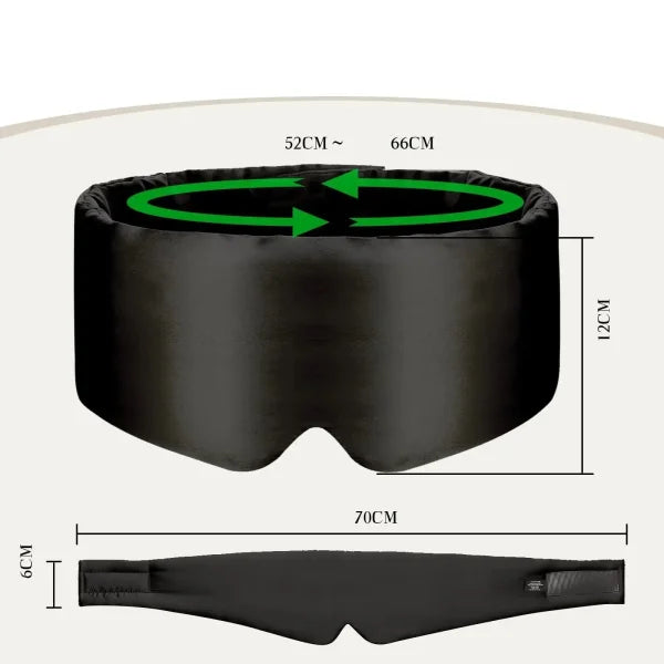 Masque de sommeil en soie