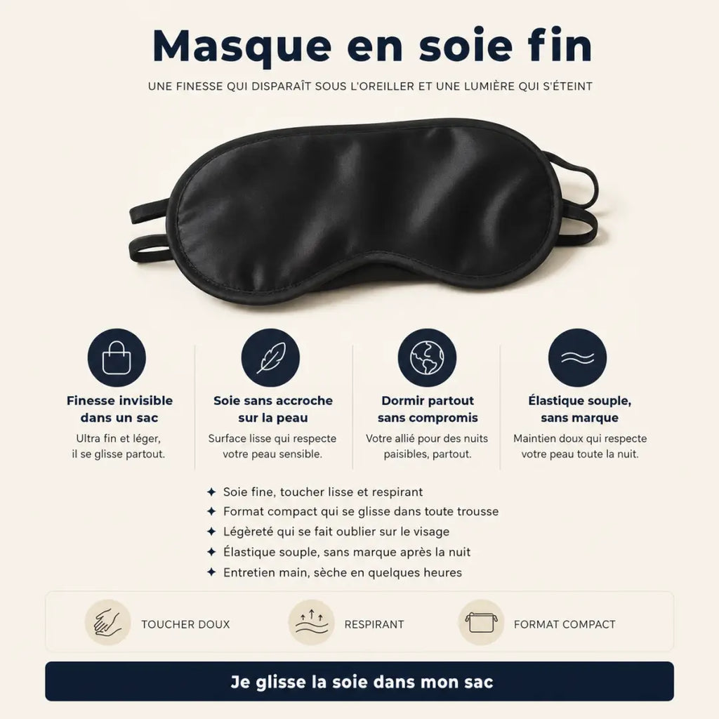 Masque en soie fin