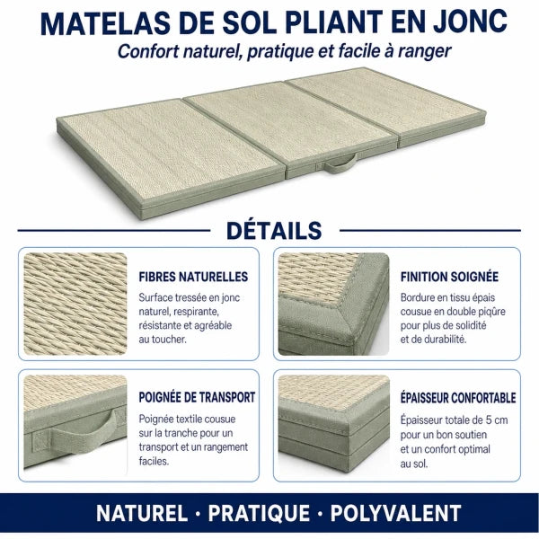 Matelas de sol tressé, et ses principaux bénéfices