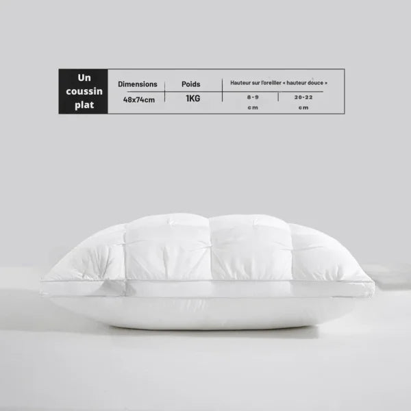 Oreiller blanc confort