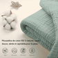 Plaid en mousseline de coton