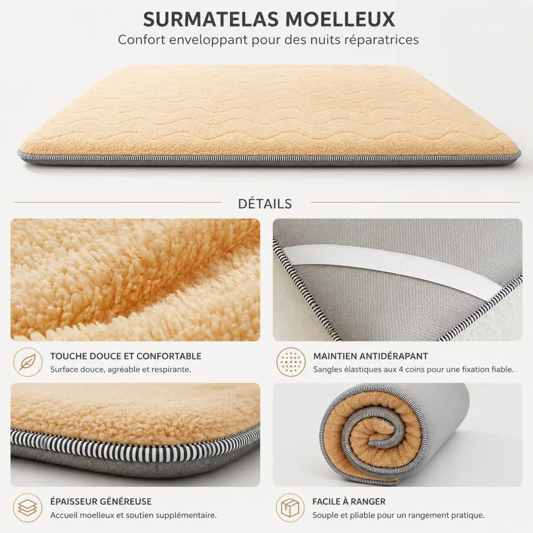 Surmatelas en laine