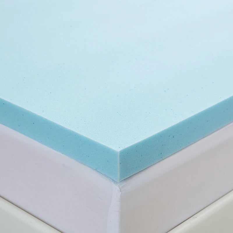 Coin du surmatelas à mémoire de forme gel avec certifications OEKO-TEX et CertiPUR
